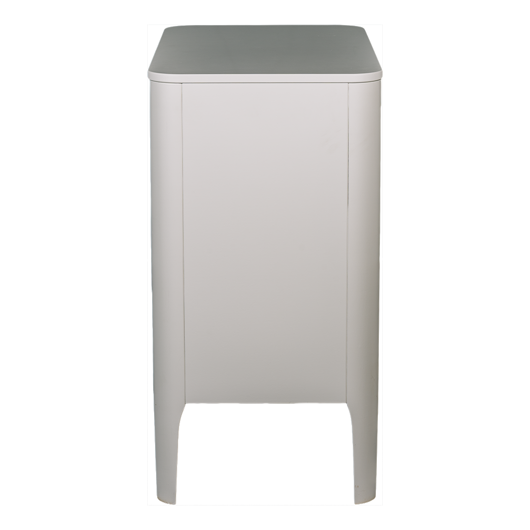 Wave Crib and Dresser WHITE