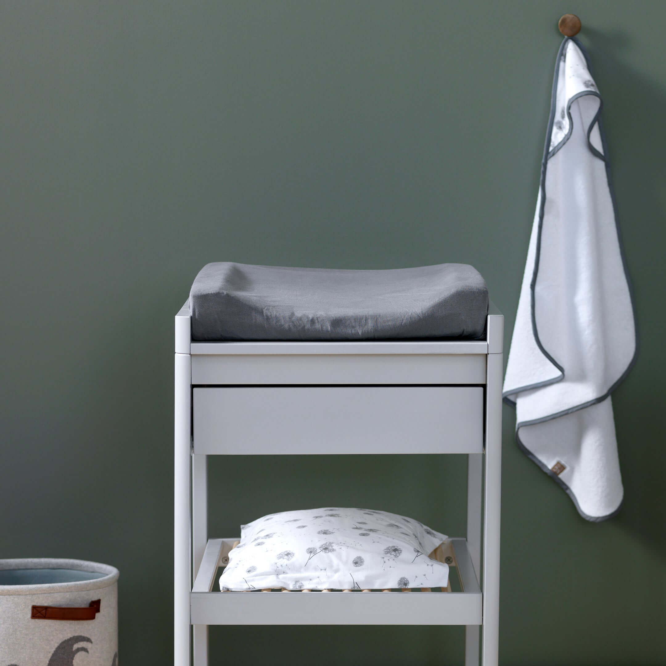 Changing table Lukas Soft grey/Natural