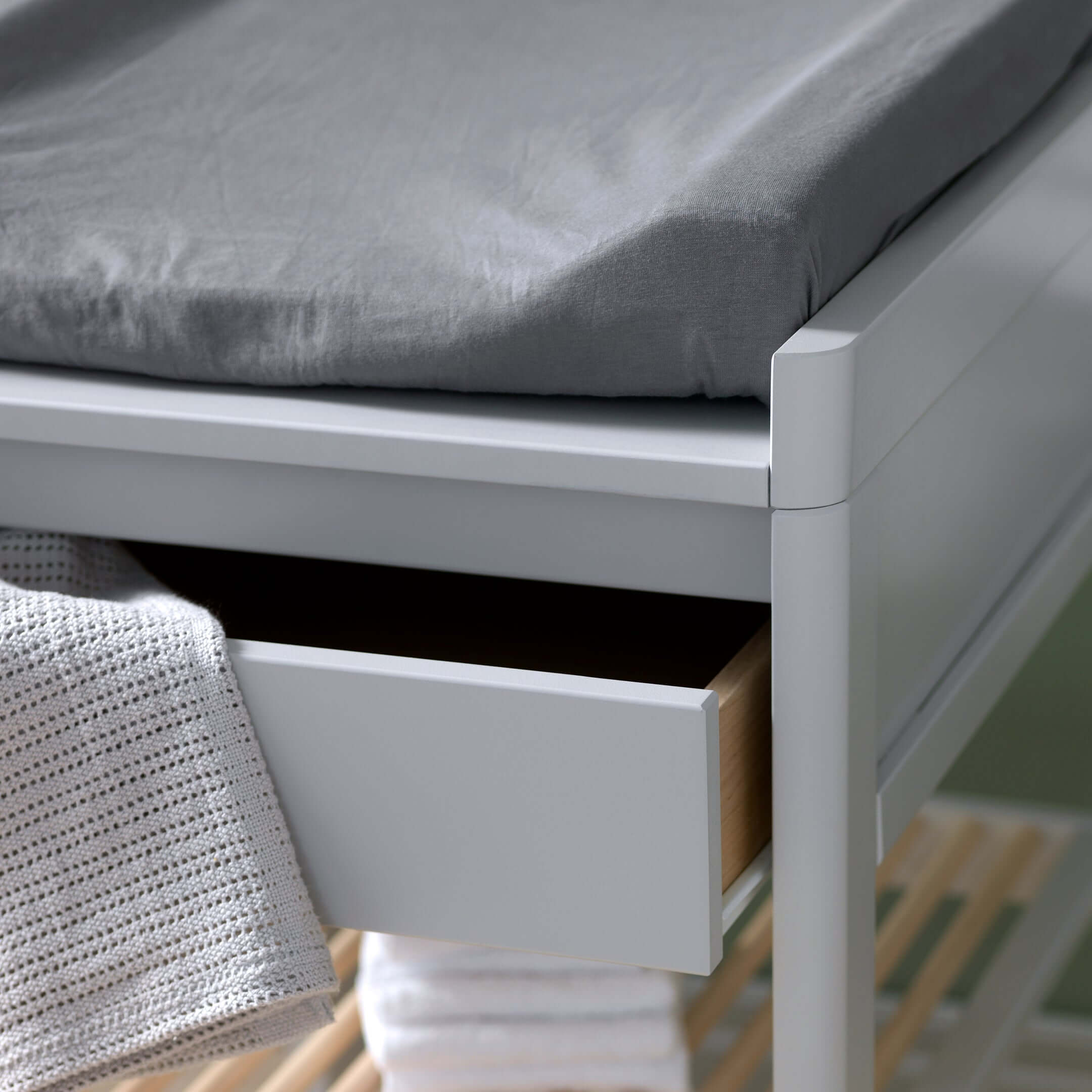 Changing table Lukas Soft grey/Natural