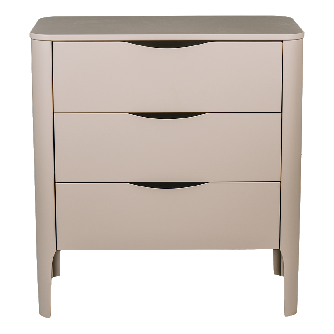 Wave chest of drawers. Assembled. SAND